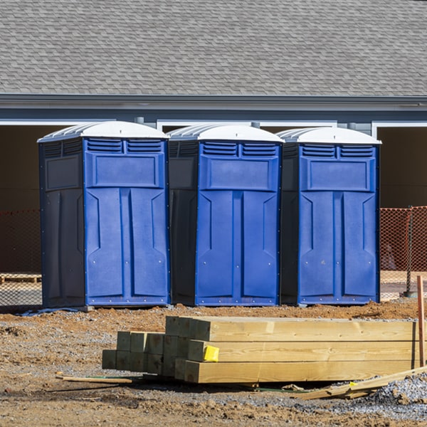 how can i report damages or issues with the portable toilets during my rental period in Piney Mountain Virginia